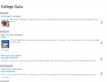 Tablet Screenshot of collegeguru.blogspot.com