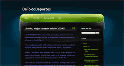 Desktop Screenshot of detododeportes1.blogspot.com