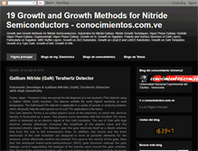 Tablet Screenshot of conocimientosgrowthsemiconductor.blogspot.com