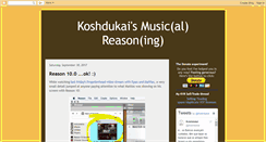 Desktop Screenshot of koshdukaimusicreason.blogspot.com