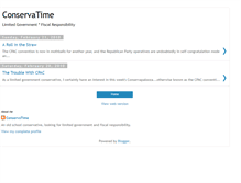 Tablet Screenshot of conservatime.blogspot.com