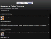 Tablet Screenshot of elaine-yaumara.blogspot.com