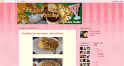 Desktop Screenshot of mileumareceitas.blogspot.com