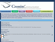 Tablet Screenshot of cronincommunication.blogspot.com