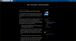 Desktop Screenshot of nohelmetnecessary.blogspot.com