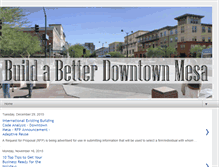 Tablet Screenshot of buildabetterdowntownmesa.blogspot.com