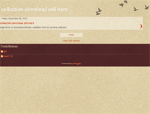 Tablet Screenshot of collectiondownloadsoftware.blogspot.com