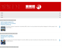 Tablet Screenshot of kachin-news.blogspot.com