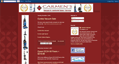 Desktop Screenshot of carmensvacuum.blogspot.com