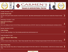 Tablet Screenshot of carmensvacuum.blogspot.com