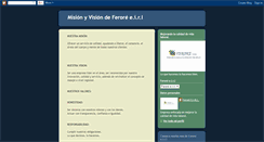 Desktop Screenshot of misionferore.blogspot.com