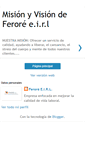 Mobile Screenshot of misionferore.blogspot.com