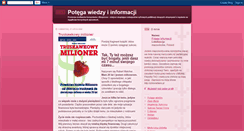 Desktop Screenshot of potegawiedzyiinformacji.blogspot.com