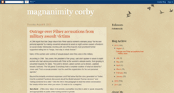 Desktop Screenshot of magnanimity-corby.blogspot.com