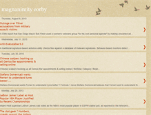 Tablet Screenshot of magnanimity-corby.blogspot.com