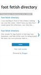 Mobile Screenshot of foot-fetish-directory.blogspot.com