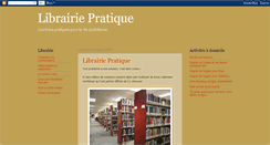 Desktop Screenshot of librairiepratique.blogspot.com