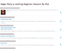 Tablet Screenshot of illusionsbyvick.blogspot.com