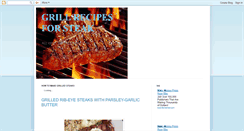 Desktop Screenshot of grillrecipesforsteak.blogspot.com