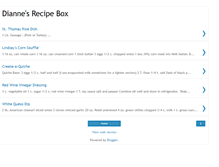 Tablet Screenshot of diannesrecipeblog-printablerecipes.blogspot.com