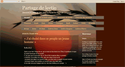 Desktop Screenshot of partage-de-lectio.blogspot.com