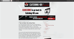 Desktop Screenshot of catching-101.blogspot.com