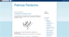Desktop Screenshot of patriciaperdomo.blogspot.com