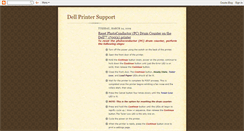 Desktop Screenshot of dellprintersupport.blogspot.com