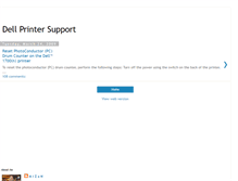 Tablet Screenshot of dellprintersupport.blogspot.com