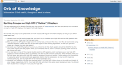 Desktop Screenshot of orb-of-knowledge.blogspot.com