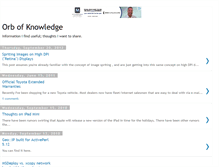 Tablet Screenshot of orb-of-knowledge.blogspot.com