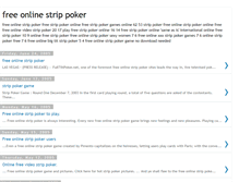 Tablet Screenshot of freeonlinestrippoker.blogspot.com