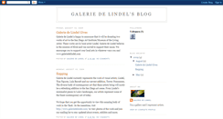 Desktop Screenshot of galeriedelindel.blogspot.com