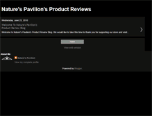Tablet Screenshot of naturespavilionreviews.blogspot.com