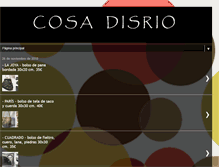 Tablet Screenshot of cosadisrio.blogspot.com