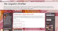 Desktop Screenshot of hopefulcrafter.blogspot.com