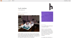Desktop Screenshot of hush-creative.blogspot.com