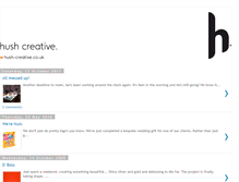 Tablet Screenshot of hush-creative.blogspot.com