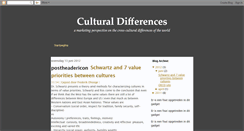 Desktop Screenshot of cross-cultural-differences.blogspot.com