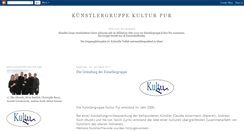 Desktop Screenshot of kuenstlergruppe-kultur-pur.blogspot.com