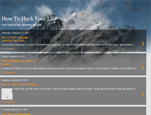 Tablet Screenshot of howtohackyourlife.blogspot.com