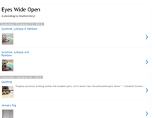 Tablet Screenshot of eyeswideopen-heathercheryl.blogspot.com