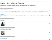 Tablet Screenshot of livinglifemakingchoices.blogspot.com