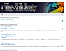 Tablet Screenshot of affiliate-skills-booster.blogspot.com