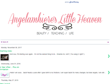 Tablet Screenshot of angelamhiereslittleheaven.blogspot.com