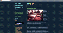 Desktop Screenshot of losbesosverdes.blogspot.com