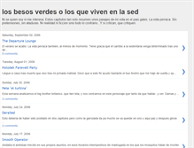 Tablet Screenshot of losbesosverdes.blogspot.com