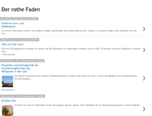 Tablet Screenshot of der-rothe-faden.blogspot.com