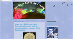 Desktop Screenshot of desdelacuevadecristal.blogspot.com