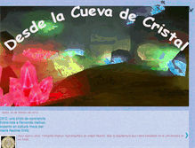 Tablet Screenshot of desdelacuevadecristal.blogspot.com